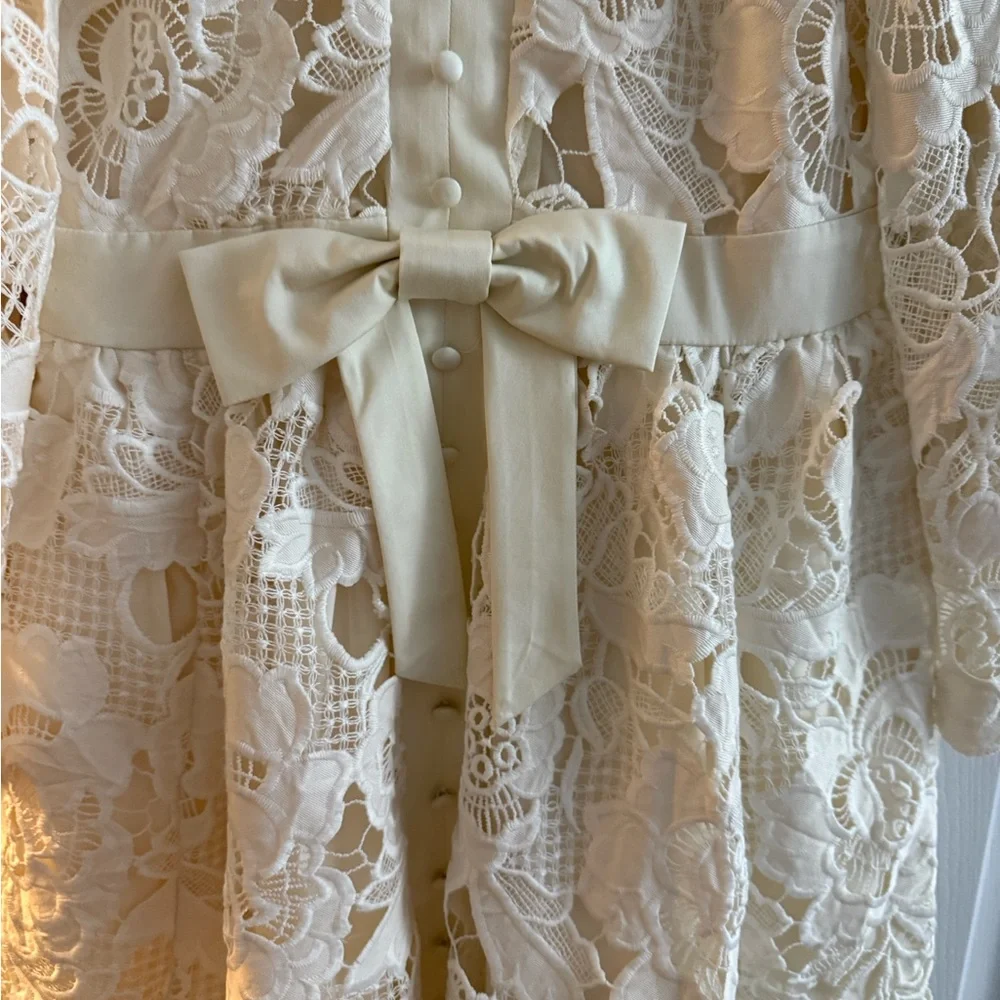 NWT Mestiza Ivory Lace Dress Size 2 NEW - Picture 4 of 10